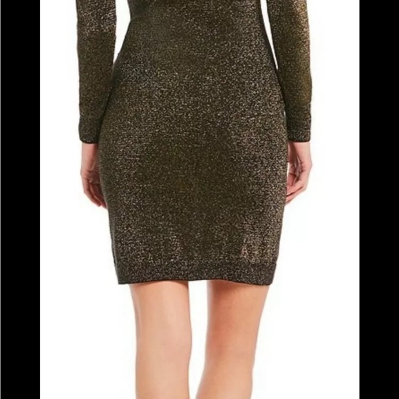 Michael Kors: shimmering black and silver bodycon dress - Picture 2 of 5